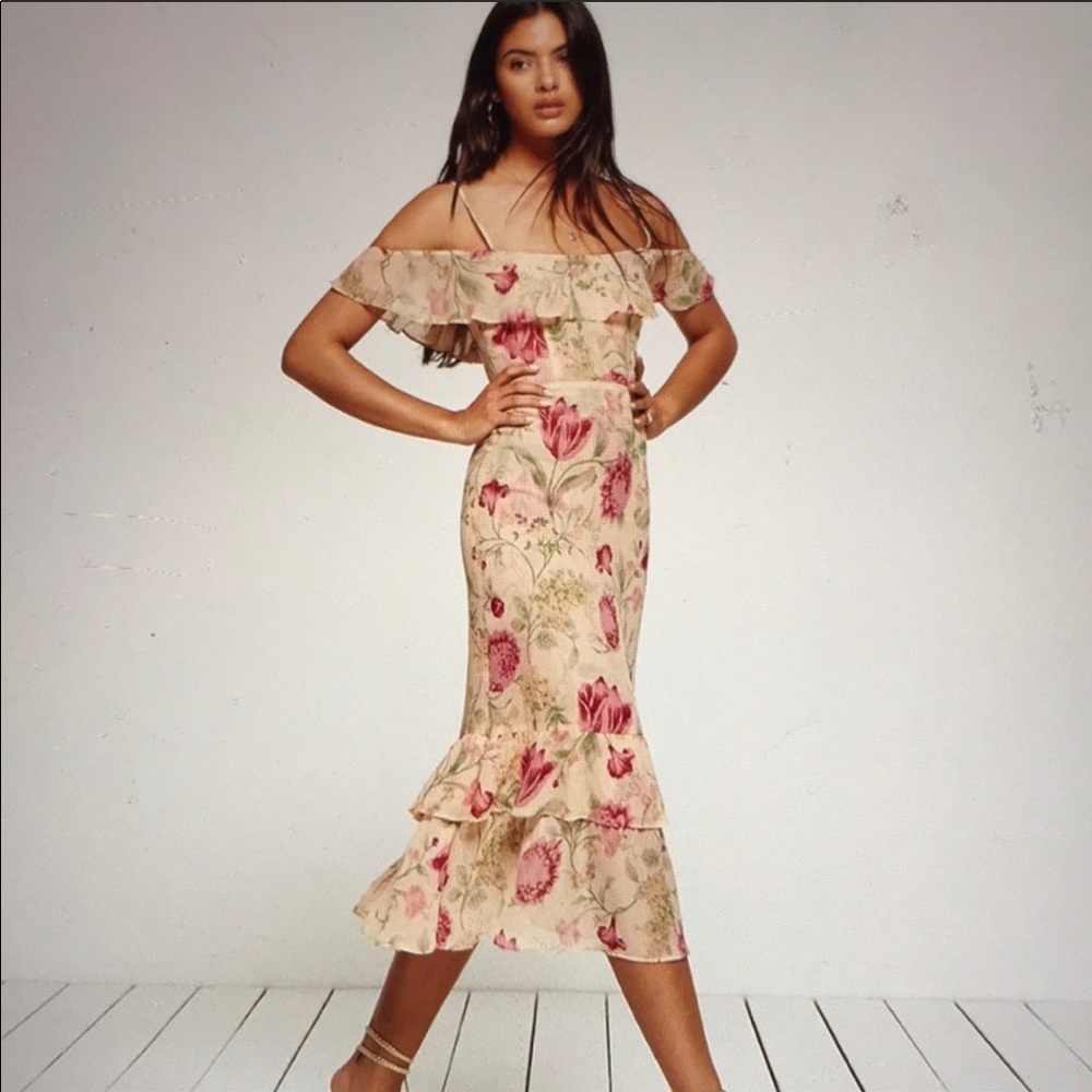Reformation Odessa midi floral dress